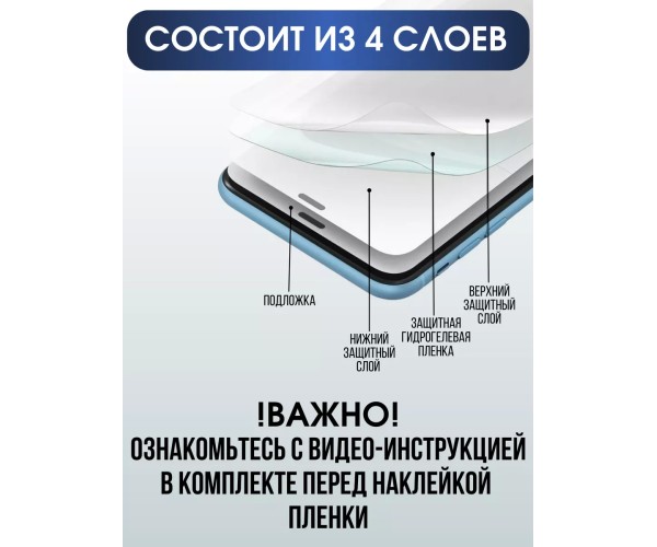 Гидрогелевая пленка OPPO A52 Оппо anti blue ray