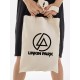 Шоппер Линкин парк Linkin Park rock merch бежевый сумка