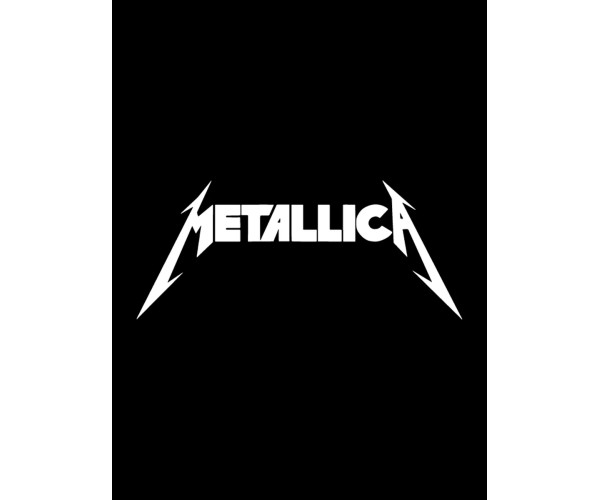 Шоппер Metallica металлика логотип черный сумка с принтом