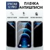 Гидрогелевая пленка антишпион на телефон iphone 12 pro