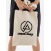 Шоппер Линкин парк Linkin Park rock merch бежевый сумка