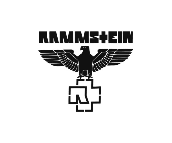 Шоппер Рамштайн Rammstein logo Ramstein лого бежевый сумка