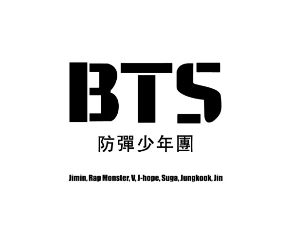 Шоппер БТС k-pop BTS бежевый сумка с принтом к-поп army