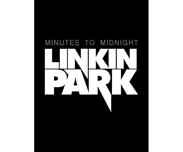 Шоппер Linkin Park Minutes to midnight лого черный сумка