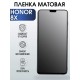 Гидрогелевая пленка Honor 8X Хонор матовая