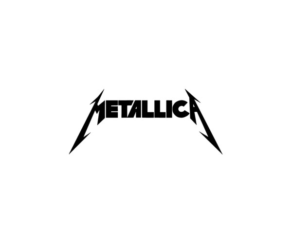 Шоппер Metallica металлика логотип бежевый сумка с принтом