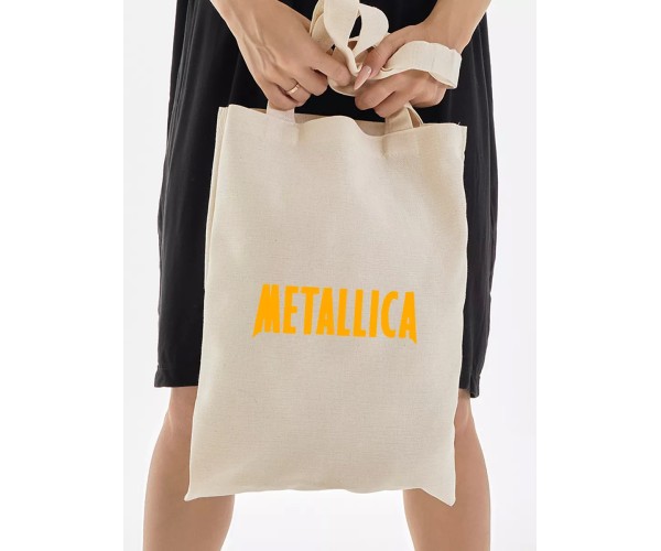 Шоппер Metallica Металлика Металика Metalica бежевый сумка