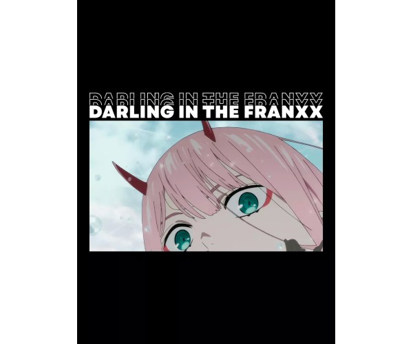 Шоппер Зеро Ту аниме Darling in the Franxx Zero Two черный