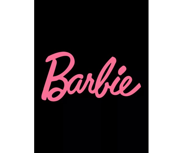 Шоппер Barbie Барби стиль черный сумка с принтом barbiecore