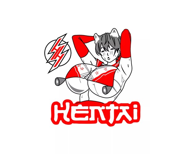 Шоппер хентай аниме тян anime sexy hentai club бежевый сумка