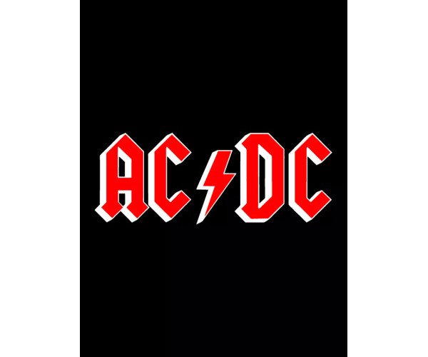 Шоппер ACDC AC DC асдс ас дс эйси диси ac/dc черный сумка