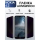 Гидрогелевая защитная пленка на Nokia 4.2 Нокиа антишпион