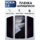 Гидрогелевая защитная пленка на Nokia 2.4 Нокиа антишпион
