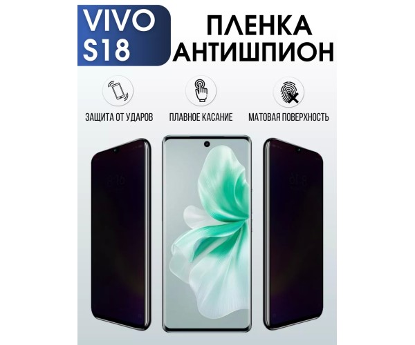 Гидрогелевая пленка на VIVO S18 антишпион