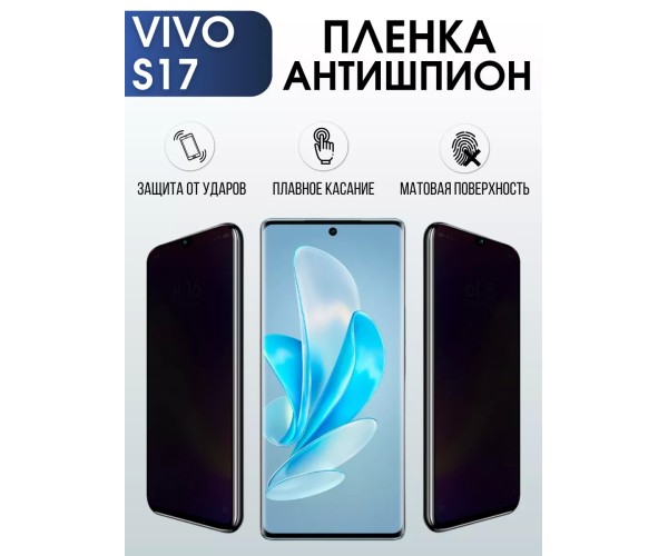 Гидрогелевая пленка на VIVO S17 антишпион