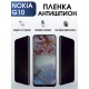 Гидрогелевая защитная пленка на Nokia G10 Нокиа антишпион