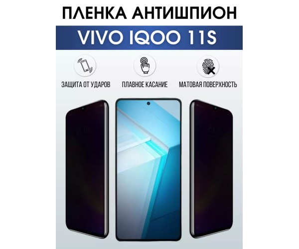 Гидрогелевая пленка на VIVO IQOO 11S антишпион