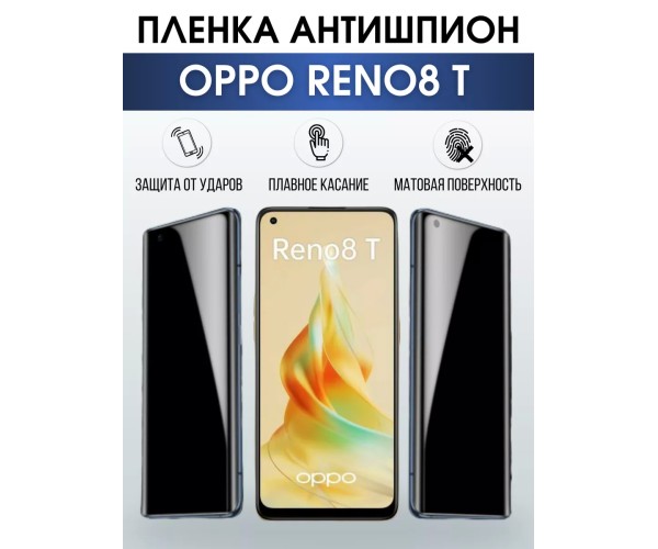 Гидрогелевая пленка OPPO Reno 8T Оппо антшпион