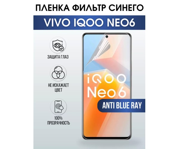 Гидрогелевая пленка на VIVO IQOO NEO6 anti blue