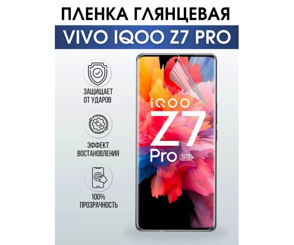 Гидрогелевая пленка на VIVO IQOO Z7 PRO глянцевая