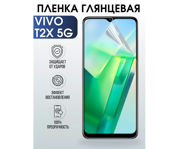 Гидрогелевая пленка на VIVO T2X 5G глянцевая