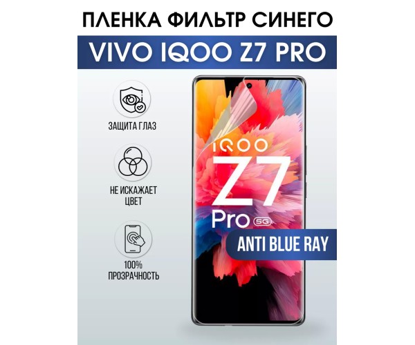 Гидрогелевая пленка на VIVO IQOO Z7 PRO anti blue