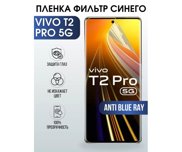 Гидрогелевая пленка на VIVO T2 PRO 5G anti blue