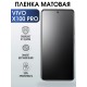 Гидрогелевая пленка на VIVO X100 PRO матовая