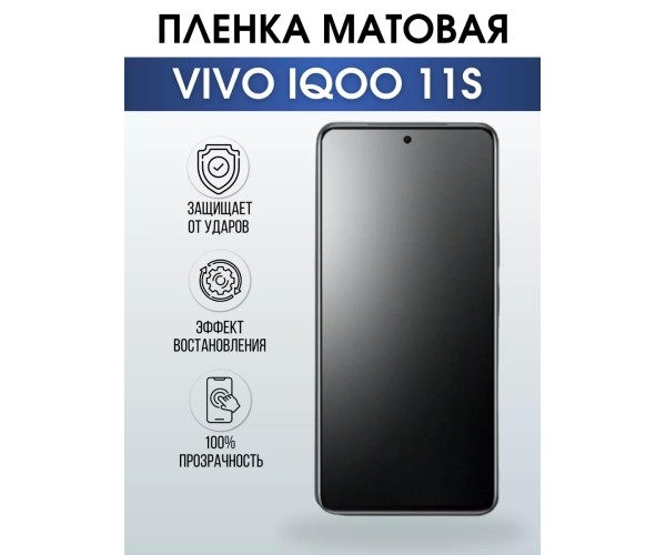 Гидрогелевая пленка на VIVO IQOO 11S матовая