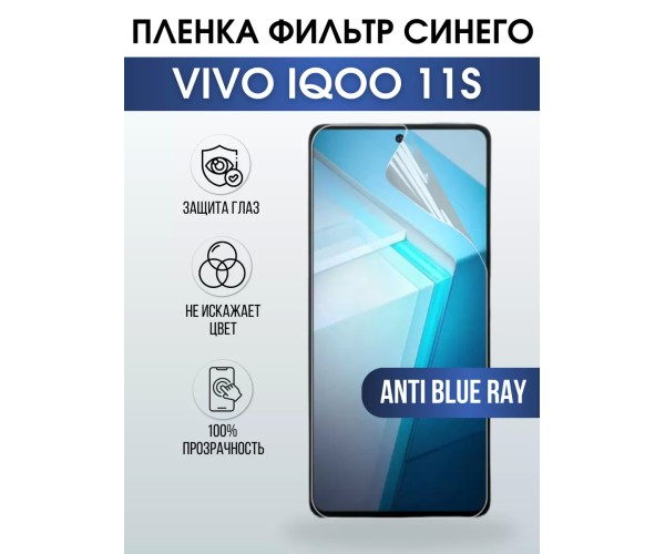 Гидрогелевая пленка на VIVO IQOO 11S anti blue