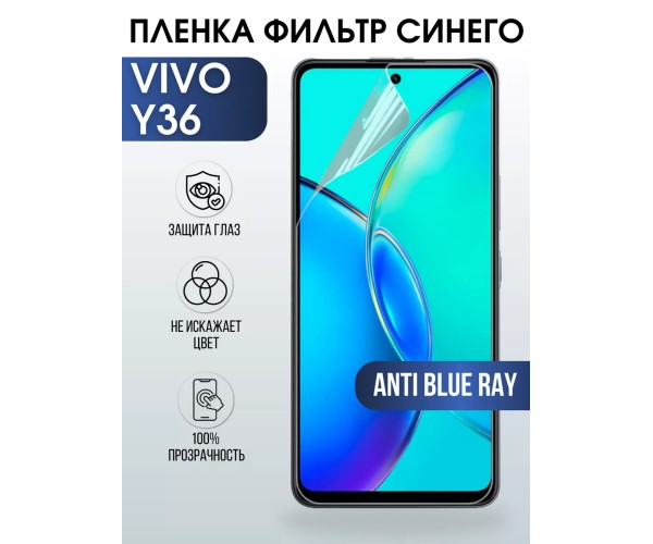 Гидрогелевая пленка на VIVO Y36 anti blue