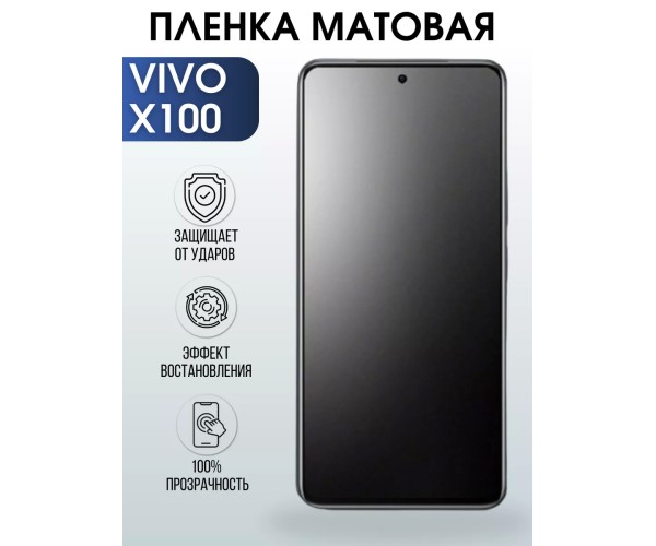 Гидрогелевая пленка на VIVO X100 матовая