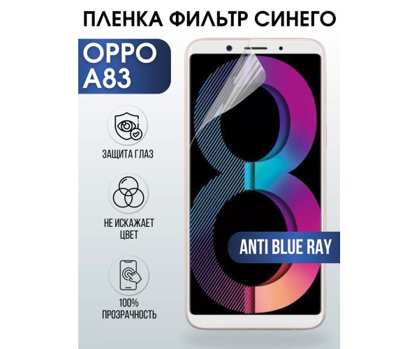 Гидрогелевая пленка OPPO A83 Оппо anti blue ray