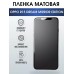 Гидрогелевая пленка OPPO R15 Dream Mirror Edition матовая