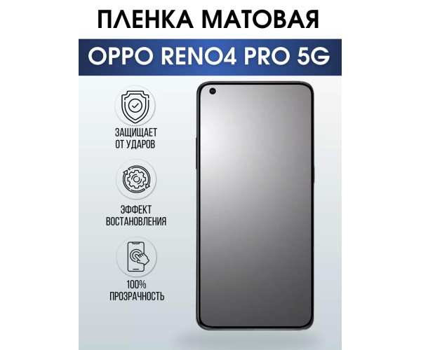 Гидрогелевая пленка OPPO Reno 4 Pro 5G Оппо матовая