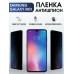 Гидрогелевая пленка антишпион на телефон Samsung Galaxy M01