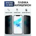 Гидрогелевая пленка антишпион на телефон iphone 13 mini