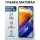 Гидрогелевая пленка на телефон Xiaomi Poco f4 матовая