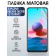 Гидрогелевая пленка на Xiaomi Redmi note 12 turbo матовая