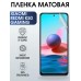 Гидрогелевая пленка на Xiaomi Redmi k50 gaming матовая