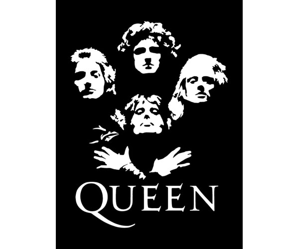 Шоппер Queen рок-группа Квин rock merch черный сумка