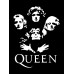 Шоппер Queen рок-группа Квин rock merch черный сумка