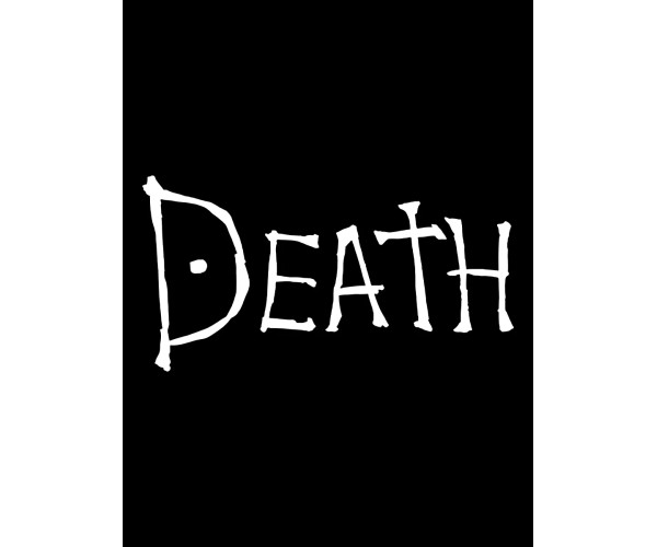 Шоппер Death Note надпись Тетрадь смерти аниме zxc черный