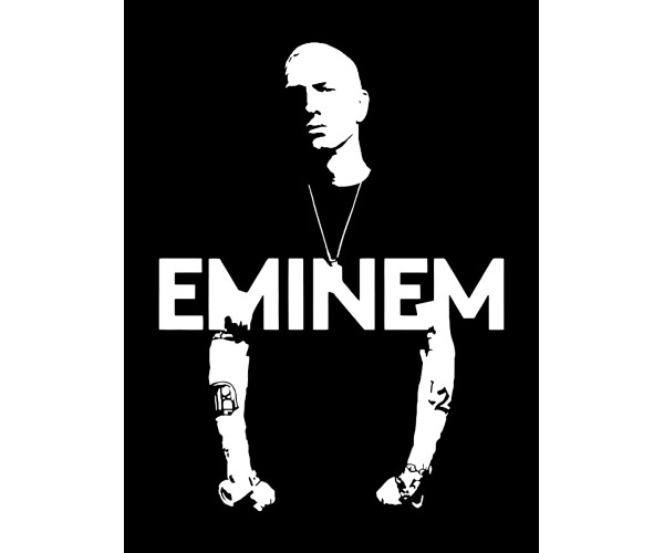 Шоппер рэпер Eminem slim shady Эминэм рэп Эминем черный