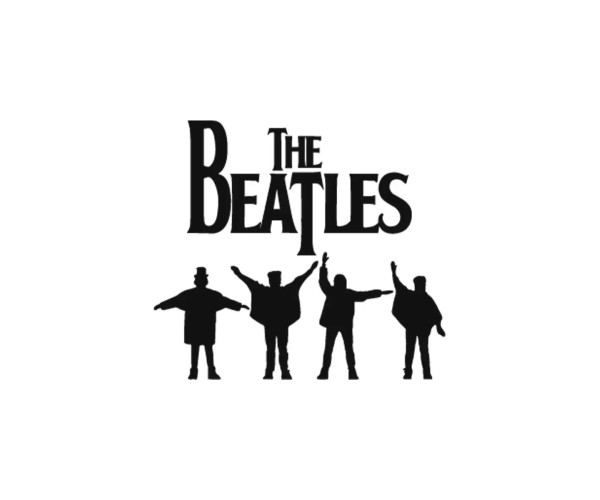 Шоппер The Beatles рок группа Битлз y2k бежевый эко сумка