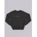 Свитшот оверсайз с принтом с приколом Sharp&Shop Черный свитшот оверсайз с мемом принт Всё плохорошо унисекс