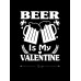 Наклейки на авто с принтом Beer is my valentine | Стикеры для любых твердых поверхностей, стекол