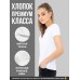 Sharp& Белая футболка для беременных с принтом Выглядывающий малыш