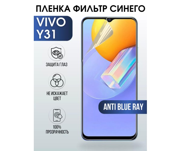 Гидрогелевая пленка на VIVO Y31 anti blue