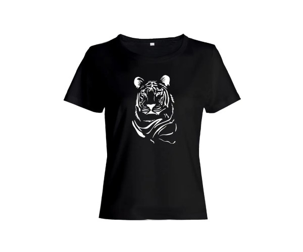 Женская футболка с принтом / Футболка с тигром